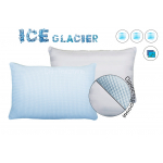 Охлаждающий чехол на подушку Айс Глетчер,Синий 70х70