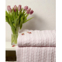 вязаный Luxberry Imperio 3 Хлопок 150х200, розовый вязаный Luxberry Imperio 3 Хлопок 150х200, розовый